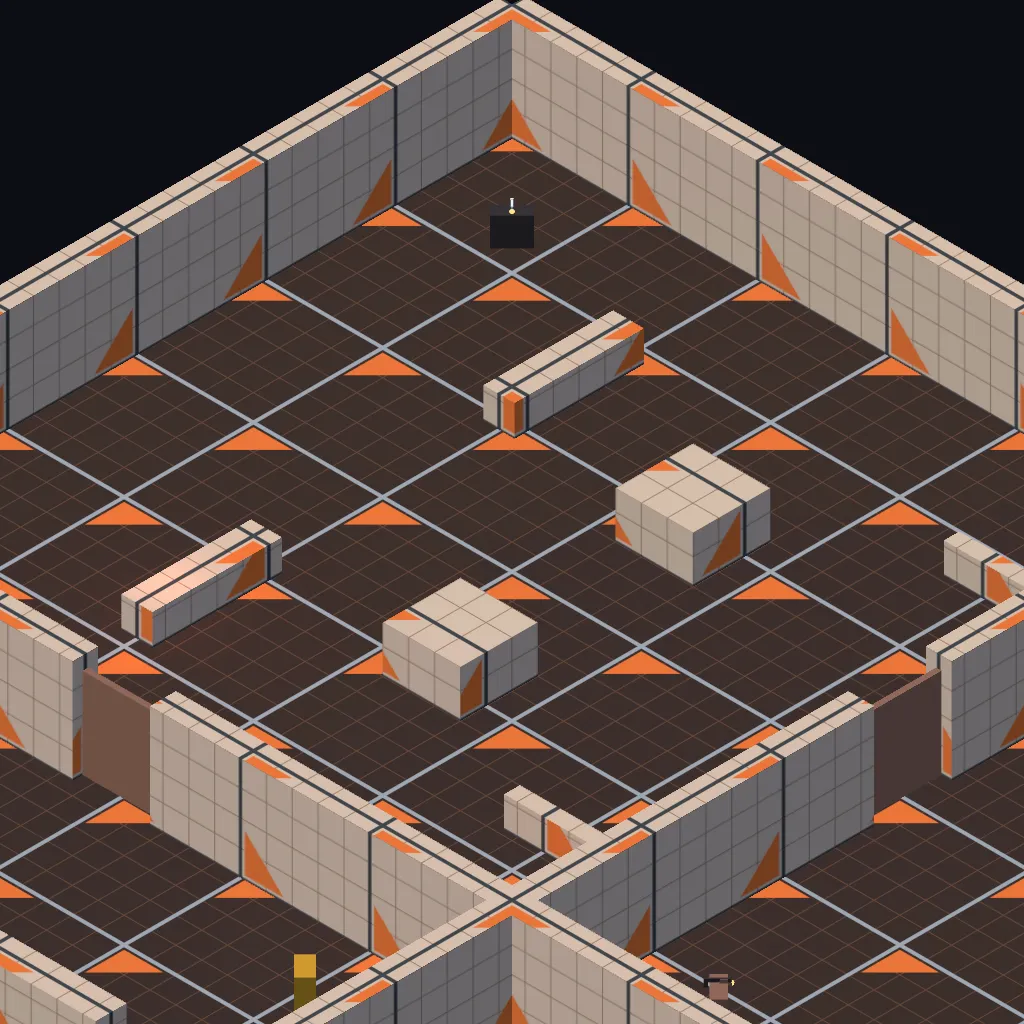 Generated arena layout.